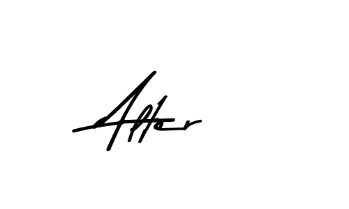 This is the best signature style for the Alter name. Also you like these signature font (Asem Kandis PERSONAL USE). Mix name signature. Alter signature style 9 images and pictures png
