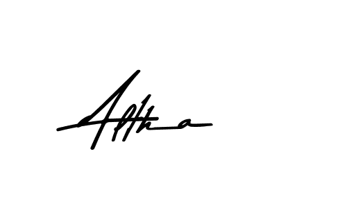 Similarly Asem Kandis PERSONAL USE is the best handwritten signature design. Signature creator online .You can use it as an online autograph creator for name Altha. Altha signature style 9 images and pictures png