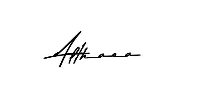 Design your own signature with our free online signature maker. With this signature software, you can create a handwritten (Asem Kandis PERSONAL USE) signature for name Althaea. Althaea signature style 9 images and pictures png