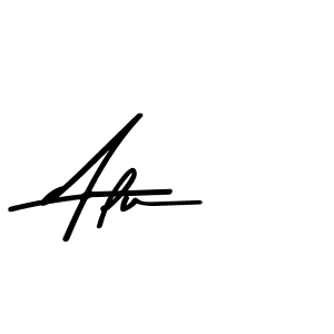 You should practise on your own different ways (Asem Kandis PERSONAL USE) to write your name (Alu) in signature. don't let someone else do it for you. Alu signature style 9 images and pictures png