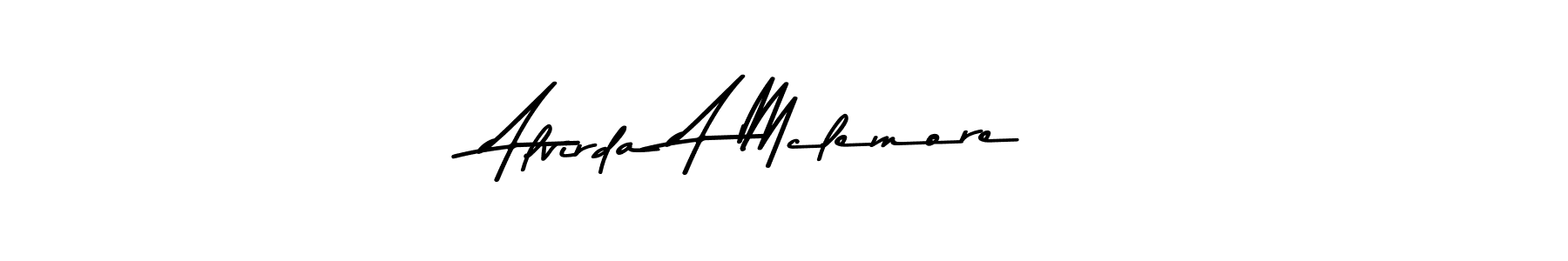 How to make Alvirda A Mclemore signature? Asem Kandis PERSONAL USE is a professional autograph style. Create handwritten signature for Alvirda A Mclemore name. Alvirda A Mclemore signature style 9 images and pictures png