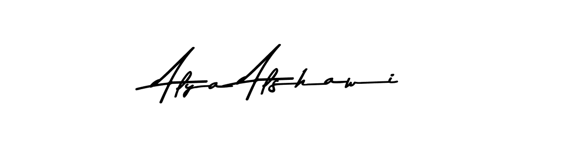 The best way (Asem Kandis PERSONAL USE) to make a short signature is to pick only two or three words in your name. The name Alya Alshawi include a total of six letters. For converting this name. Alya Alshawi signature style 9 images and pictures png