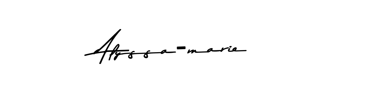 Make a beautiful signature design for name Alyssa-marie. Use this online signature maker to create a handwritten signature for free. Alyssa-marie signature style 9 images and pictures png