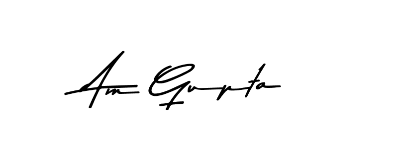 Use a signature maker to create a handwritten signature online. With this signature software, you can design (Asem Kandis PERSONAL USE) your own signature for name Am Gupta. Am Gupta signature style 9 images and pictures png