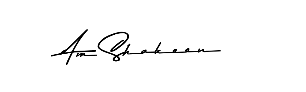 You can use this online signature creator to create a handwritten signature for the name Am Shakeen. This is the best online autograph maker. Am Shakeen signature style 9 images and pictures png