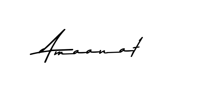 Similarly Asem Kandis PERSONAL USE is the best handwritten signature design. Signature creator online .You can use it as an online autograph creator for name Amaanat. Amaanat signature style 9 images and pictures png