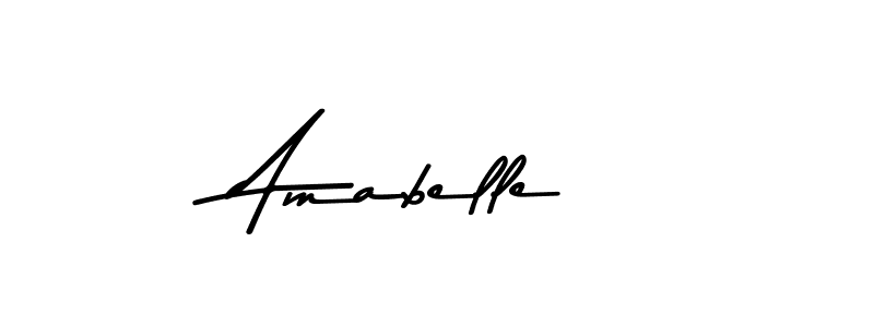 Design your own signature with our free online signature maker. With this signature software, you can create a handwritten (Asem Kandis PERSONAL USE) signature for name Amabelle. Amabelle signature style 9 images and pictures png