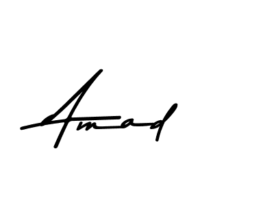 Amad stylish signature style. Best Handwritten Sign (Asem Kandis PERSONAL USE) for my name. Handwritten Signature Collection Ideas for my name Amad. Amad signature style 9 images and pictures png