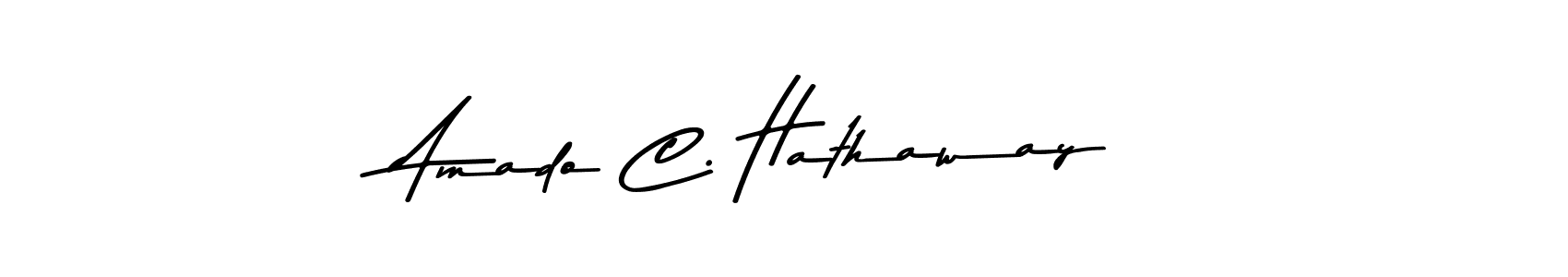 Design your own signature with our free online signature maker. With this signature software, you can create a handwritten (Asem Kandis PERSONAL USE) signature for name Amado C. Hathaway. Amado C. Hathaway signature style 9 images and pictures png