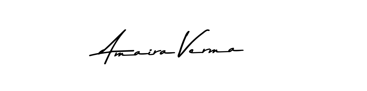 Similarly Asem Kandis PERSONAL USE is the best handwritten signature design. Signature creator online .You can use it as an online autograph creator for name Amaira Verma. Amaira Verma signature style 9 images and pictures png