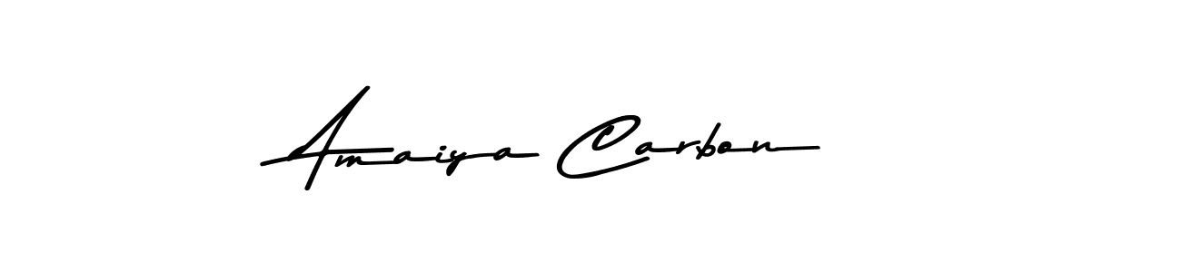 Amaiya Carbon stylish signature style. Best Handwritten Sign (Asem Kandis PERSONAL USE) for my name. Handwritten Signature Collection Ideas for my name Amaiya Carbon. Amaiya Carbon signature style 9 images and pictures png