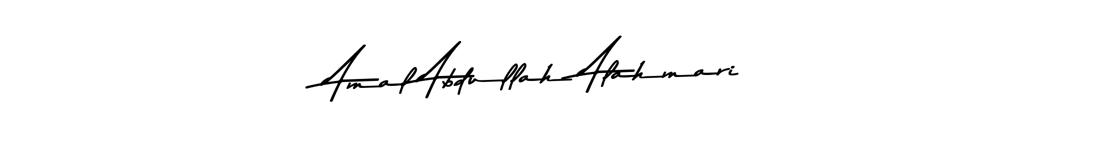 Make a beautiful signature design for name Amal Abdullah Alahmari. With this signature (Asem Kandis PERSONAL USE) style, you can create a handwritten signature for free. Amal Abdullah Alahmari signature style 9 images and pictures png