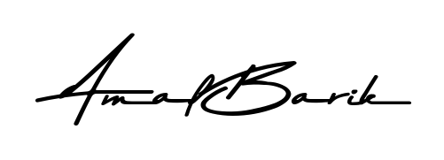 Enhance your business communications with Amal Barik signature in Asem Kandis PERSONAL USE lettering. Clean, modern, and universally compatible. Amal Barik signature style 9 images and pictures png