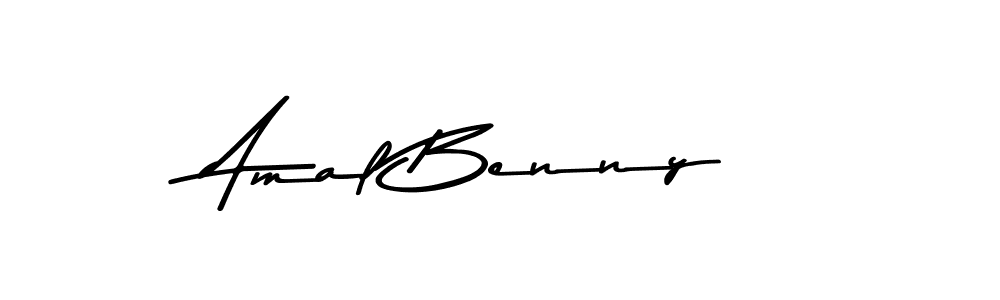 This is the best signature style for the Amal Benny name. Also you like these signature font (Asem Kandis PERSONAL USE). Mix name signature. Amal Benny signature style 9 images and pictures png