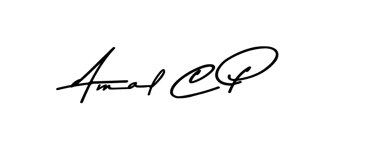 The best way (Asem Kandis PERSONAL USE) to make a short signature is to pick only two or three words in your name. The name Amal C P include a total of six letters. For converting this name. Amal C P signature style 9 images and pictures png