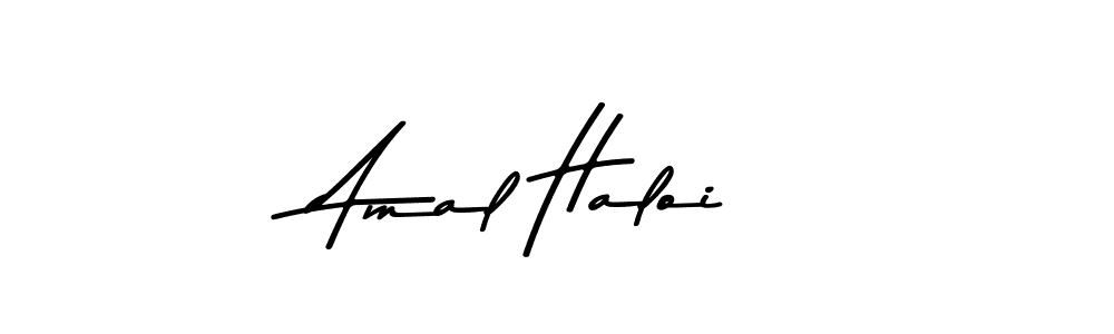 This is the best signature style for the Amal Haloi name. Also you like these signature font (Asem Kandis PERSONAL USE). Mix name signature. Amal Haloi signature style 9 images and pictures png