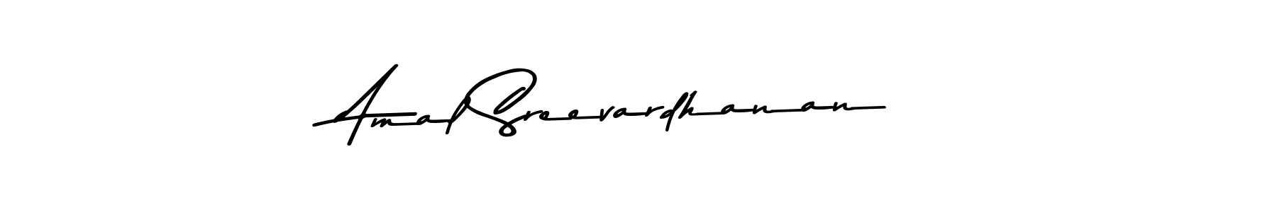 Make a beautiful signature design for name Amal Sreevardhanan. Use this online signature maker to create a handwritten signature for free. Amal Sreevardhanan signature style 9 images and pictures png