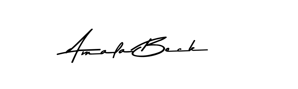 Use a signature maker to create a handwritten signature online. With this signature software, you can design (Asem Kandis PERSONAL USE) your own signature for name Amala Beck. Amala Beck signature style 9 images and pictures png