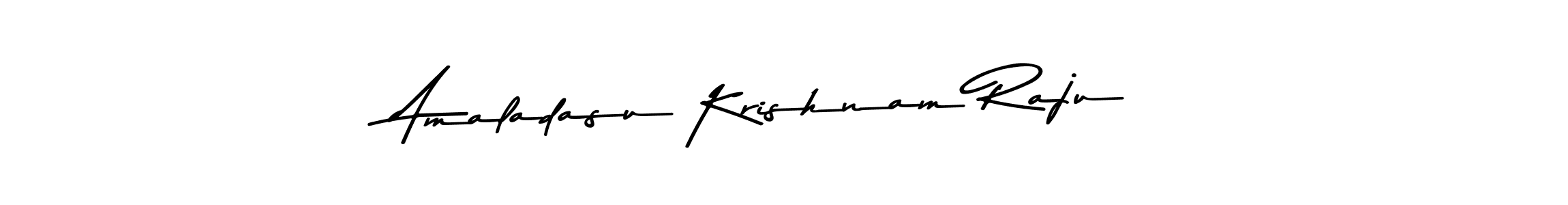 if you are searching for the best signature style for your name Amaladasu Krishnam Raju. so please give up your signature search. here we have designed multiple signature styles  using Asem Kandis PERSONAL USE. Amaladasu Krishnam Raju signature style 9 images and pictures png