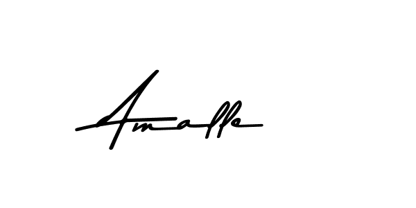 How to make Amalle signature? Asem Kandis PERSONAL USE is a professional autograph style. Create handwritten signature for Amalle name. Amalle signature style 9 images and pictures png