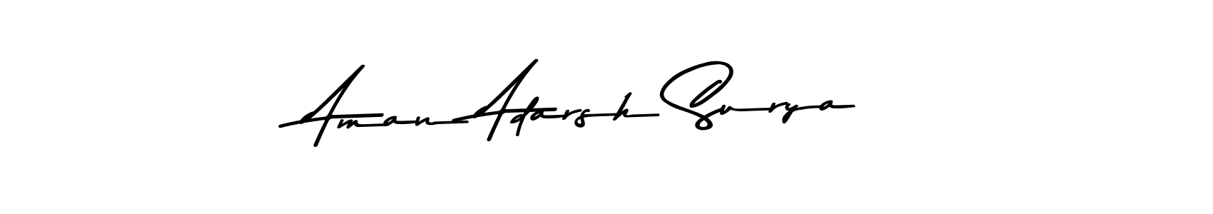 You can use this online signature creator to create a handwritten signature for the name Aman Adarsh Surya. This is the best online autograph maker. Aman Adarsh Surya signature style 9 images and pictures png