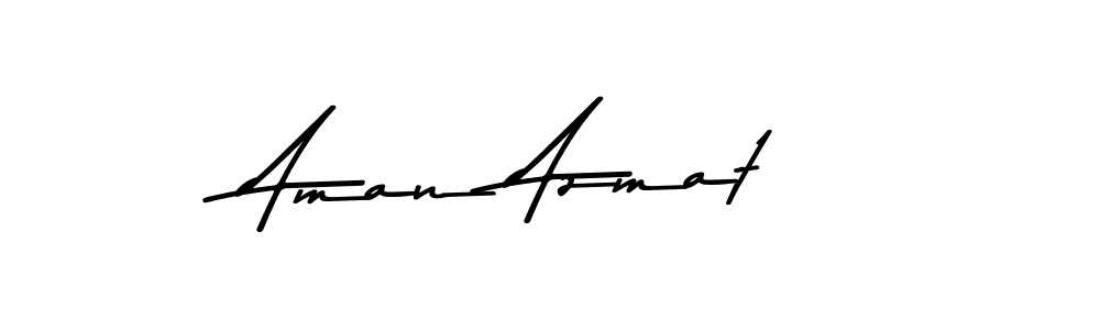 You can use this online signature creator to create a handwritten signature for the name Aman Azmat. This is the best online autograph maker. Aman Azmat signature style 9 images and pictures png