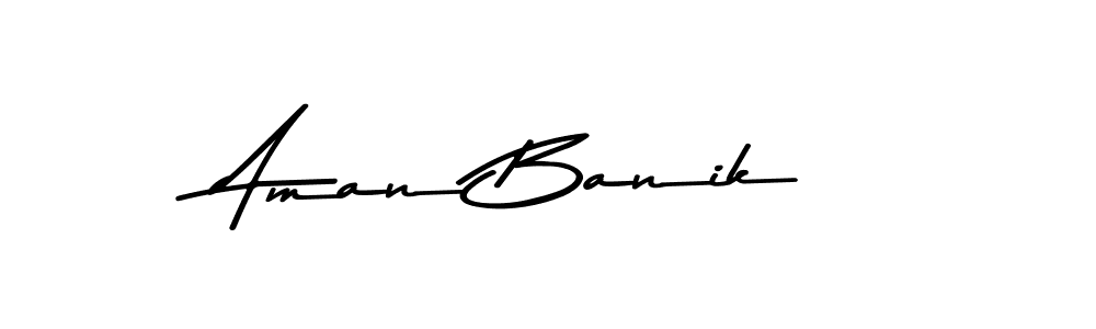 Make a beautiful signature design for name Aman Banik. Use this online signature maker to create a handwritten signature for free. Aman Banik signature style 9 images and pictures png