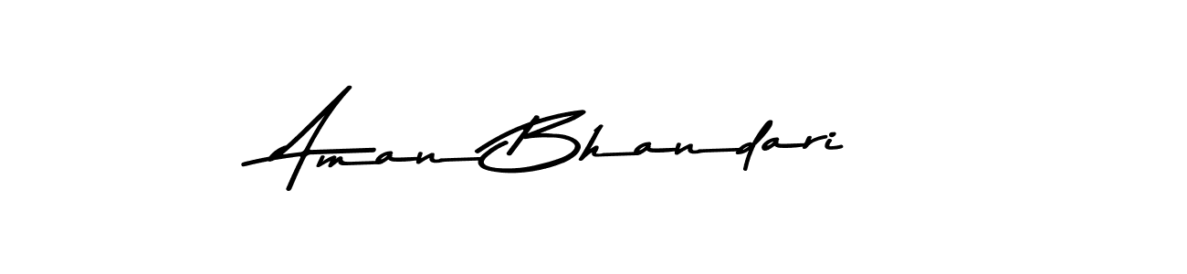 Design your own signature with our free online signature maker. With this signature software, you can create a handwritten (Asem Kandis PERSONAL USE) signature for name Aman Bhandari. Aman Bhandari signature style 9 images and pictures png