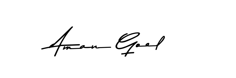 How to make Aman Goel signature? Asem Kandis PERSONAL USE is a professional autograph style. Create handwritten signature for Aman Goel name. Aman Goel signature style 9 images and pictures png