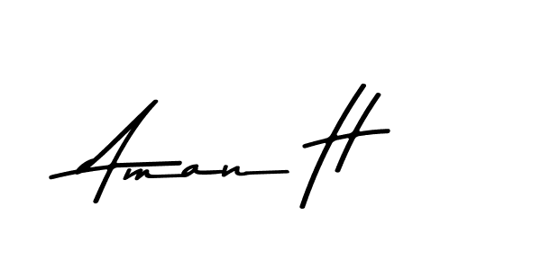 Similarly Asem Kandis PERSONAL USE is the best handwritten signature design. Signature creator online .You can use it as an online autograph creator for name Aman H. Aman H signature style 9 images and pictures png