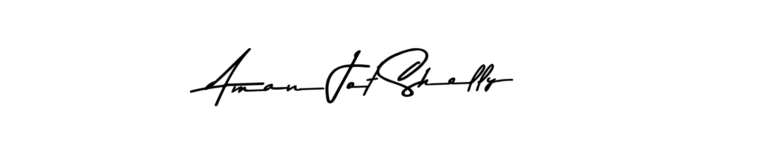 The best way (Asem Kandis PERSONAL USE) to make a short signature is to pick only two or three words in your name. The name Aman Jot Shelly include a total of six letters. For converting this name. Aman Jot Shelly signature style 9 images and pictures png