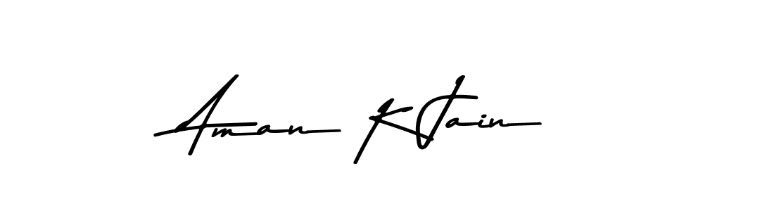 Use a signature maker to create a handwritten signature online. With this signature software, you can design (Asem Kandis PERSONAL USE) your own signature for name Aman K Jain. Aman K Jain signature style 9 images and pictures png