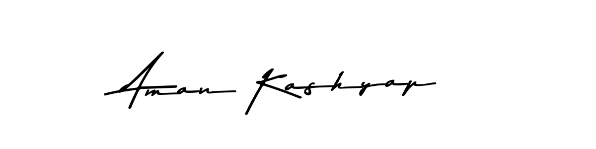 Make a beautiful signature design for name Aman Kashyap. With this signature (Asem Kandis PERSONAL USE) style, you can create a handwritten signature for free. Aman Kashyap signature style 9 images and pictures png