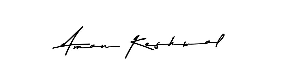 Use a signature maker to create a handwritten signature online. With this signature software, you can design (Asem Kandis PERSONAL USE) your own signature for name Aman Keshwal. Aman Keshwal signature style 9 images and pictures png