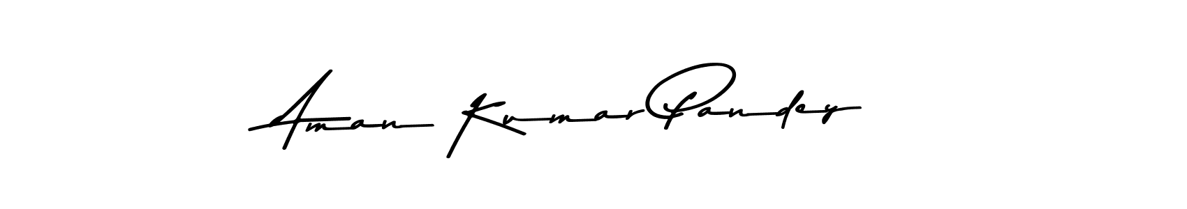 Create a beautiful signature design for name Aman Kumar Pandey. With this signature (Asem Kandis PERSONAL USE) fonts, you can make a handwritten signature for free. Aman Kumar Pandey signature style 9 images and pictures png