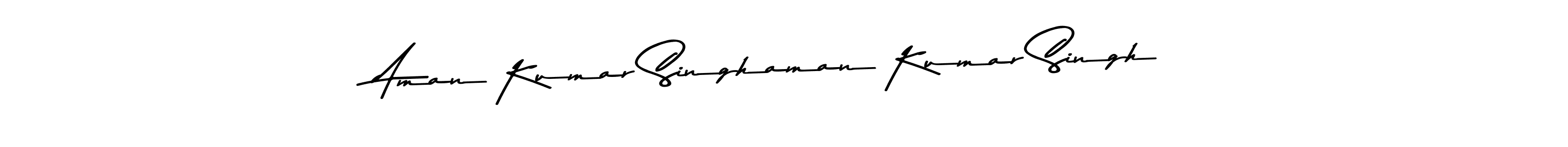 Design your own signature with our free online signature maker. With this signature software, you can create a handwritten (Asem Kandis PERSONAL USE) signature for name Aman Kumar Singhaman Kumar Singh. Aman Kumar Singhaman Kumar Singh signature style 9 images and pictures png