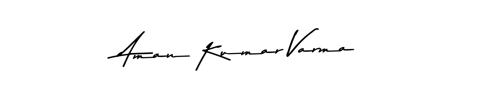 Create a beautiful signature design for name Aman Kumar Varma. With this signature (Asem Kandis PERSONAL USE) fonts, you can make a handwritten signature for free. Aman Kumar Varma signature style 9 images and pictures png