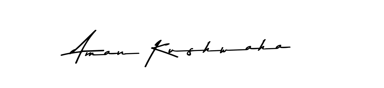 How to make Aman Kushwaha signature? Asem Kandis PERSONAL USE is a professional autograph style. Create handwritten signature for Aman Kushwaha name. Aman Kushwaha signature style 9 images and pictures png