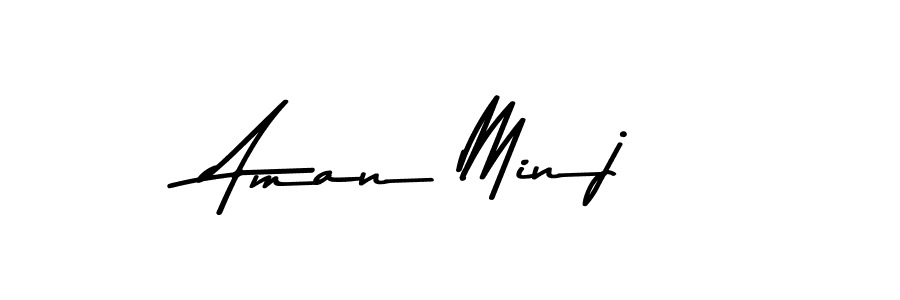 Similarly Asem Kandis PERSONAL USE is the best handwritten signature design. Signature creator online .You can use it as an online autograph creator for name Aman Minj. Aman Minj signature style 9 images and pictures png