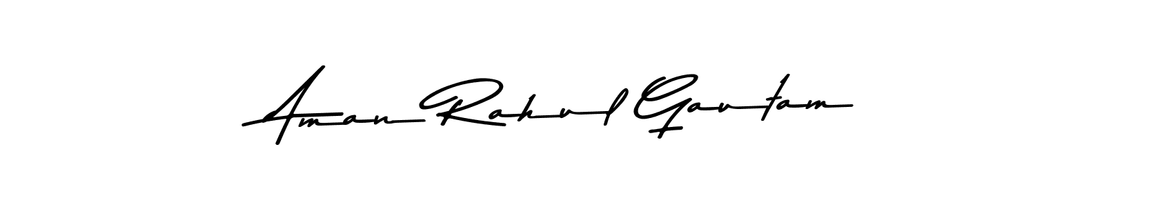 Make a beautiful signature design for name Aman Rahul Gautam. With this signature (Asem Kandis PERSONAL USE) style, you can create a handwritten signature for free. Aman Rahul Gautam signature style 9 images and pictures png