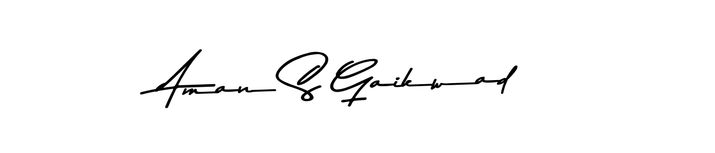 You can use this online signature creator to create a handwritten signature for the name Aman S Gaikwad. This is the best online autograph maker. Aman S Gaikwad signature style 9 images and pictures png