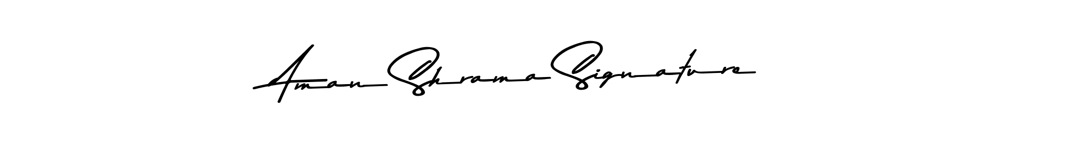 Use a signature maker to create a handwritten signature online. With this signature software, you can design (Asem Kandis PERSONAL USE) your own signature for name Aman Shrama Signature. Aman Shrama Signature signature style 9 images and pictures png