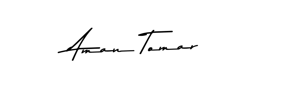 How to make Aman Tomar signature? Asem Kandis PERSONAL USE is a professional autograph style. Create handwritten signature for Aman Tomar name. Aman Tomar signature style 9 images and pictures png