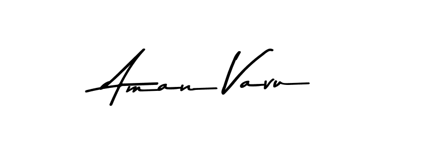 Design your own signature with our free online signature maker. With this signature software, you can create a handwritten (Asem Kandis PERSONAL USE) signature for name Aman Vavu. Aman Vavu signature style 9 images and pictures png