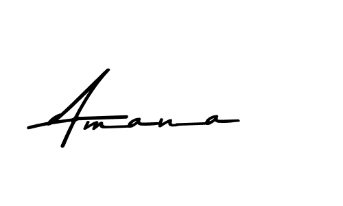 Design your own signature with our free online signature maker. With this signature software, you can create a handwritten (Asem Kandis PERSONAL USE) signature for name Amana. Amana signature style 9 images and pictures png