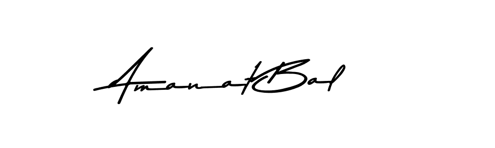 Make a beautiful signature design for name Amanat Bal. With this signature (Asem Kandis PERSONAL USE) style, you can create a handwritten signature for free. Amanat Bal signature style 9 images and pictures png