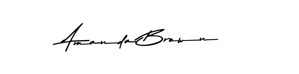 Create a beautiful signature design for name Amanda Brown. With this signature (Asem Kandis PERSONAL USE) fonts, you can make a handwritten signature for free. Amanda Brown signature style 9 images and pictures png