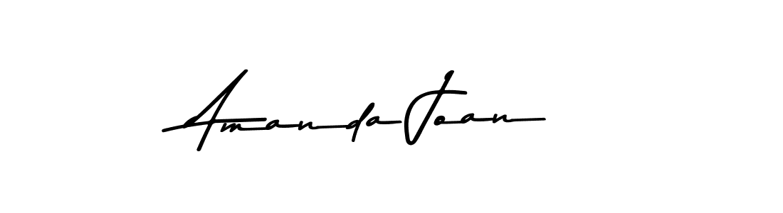 Amanda Joan stylish signature style. Best Handwritten Sign (Asem Kandis PERSONAL USE) for my name. Handwritten Signature Collection Ideas for my name Amanda Joan. Amanda Joan signature style 9 images and pictures png