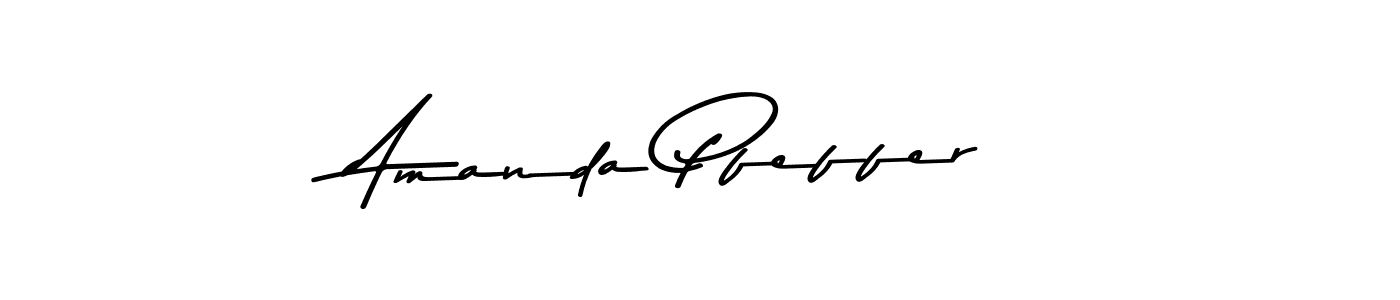 Design your own signature with our free online signature maker. With this signature software, you can create a handwritten (Asem Kandis PERSONAL USE) signature for name Amanda Pfeffer. Amanda Pfeffer signature style 9 images and pictures png