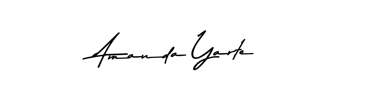 The best way (Asem Kandis PERSONAL USE) to make a short signature is to pick only two or three words in your name. The name Amanda Yarte include a total of six letters. For converting this name. Amanda Yarte signature style 9 images and pictures png